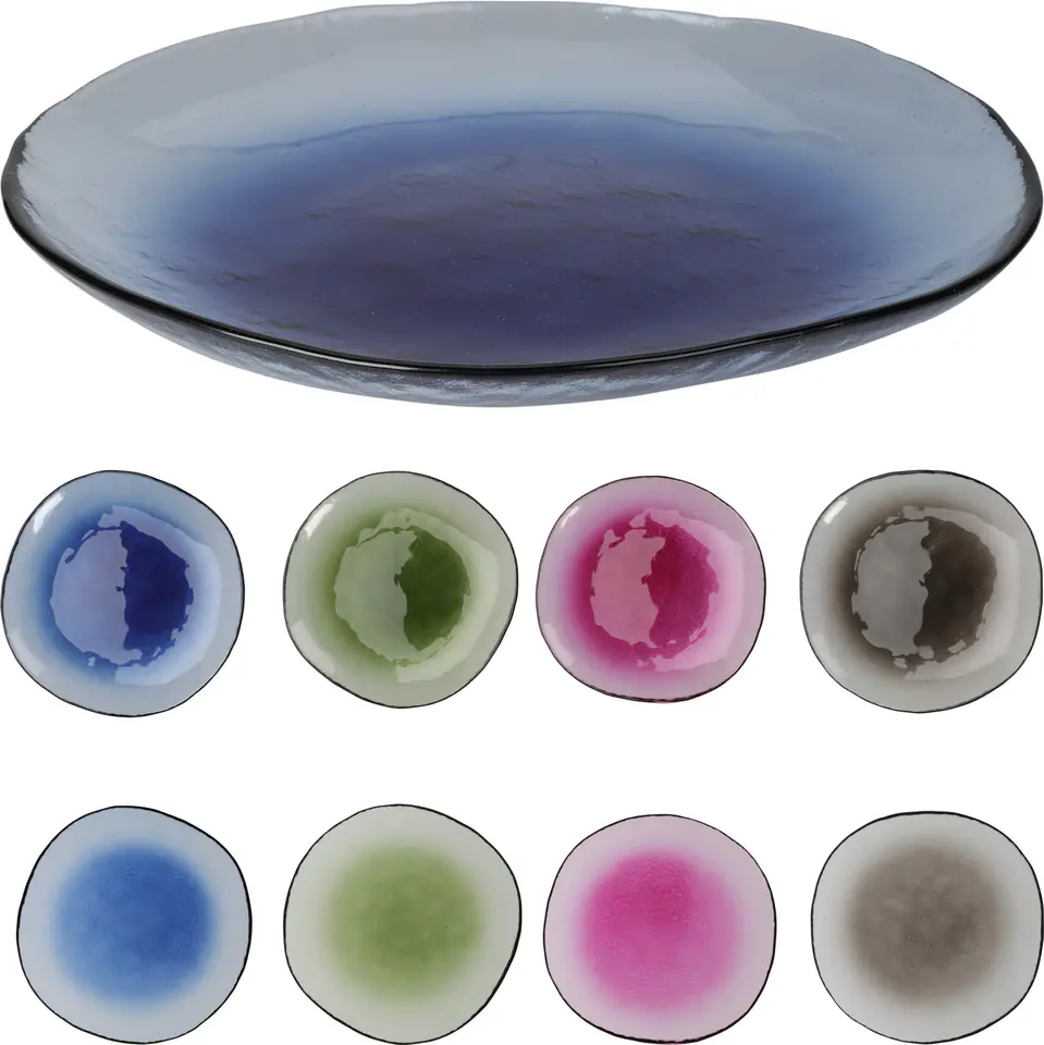 ⁨TALERZ SZKŁO ŚREDNICA 20CM 4 RODZAJE KL⁩ w sklepie Wasserman.eu