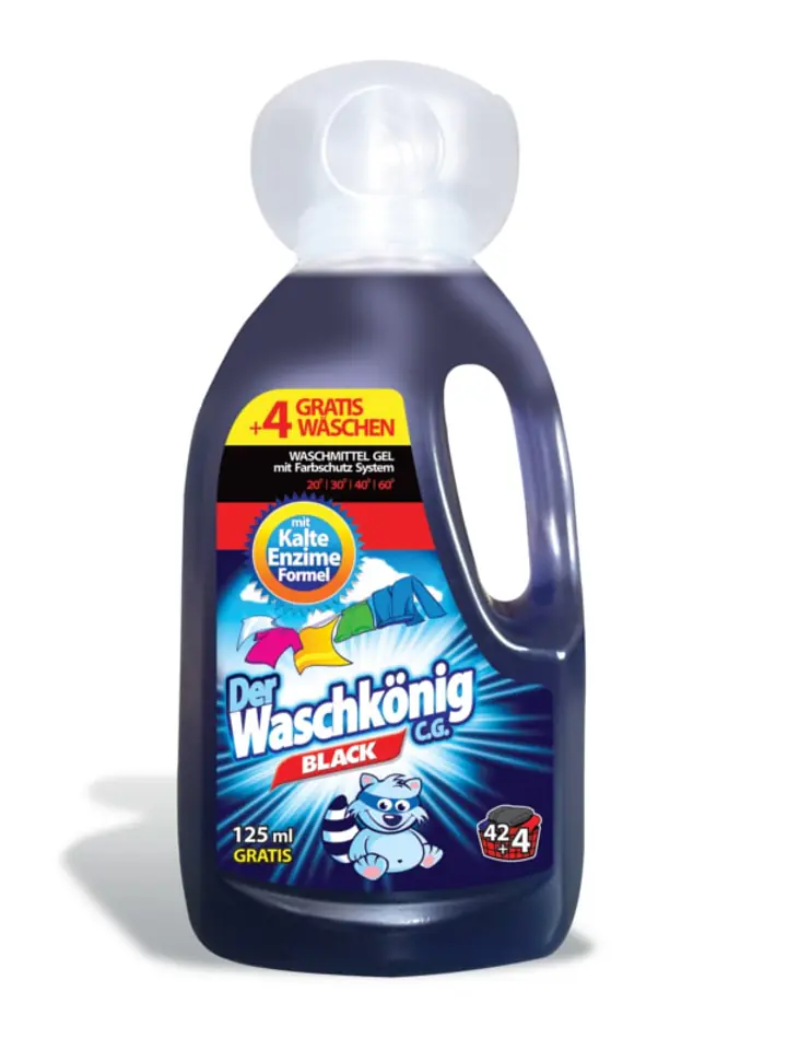 ⁨WASCHKONIG Żel 54p BLACK 1,625L do prania⁩ w sklepie Wasserman.eu