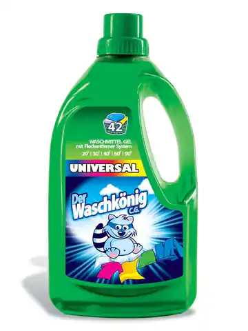 ⁨WASCHKONIG Gel 54p universal 1,625L for washing⁩ at Wasserman.eu