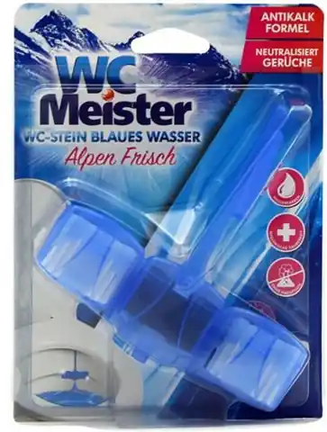 ⁨WC Meister Zawieszka barwiąca do WC ALPEN FRISCH 45g⁩ w sklepie Wasserman.eu