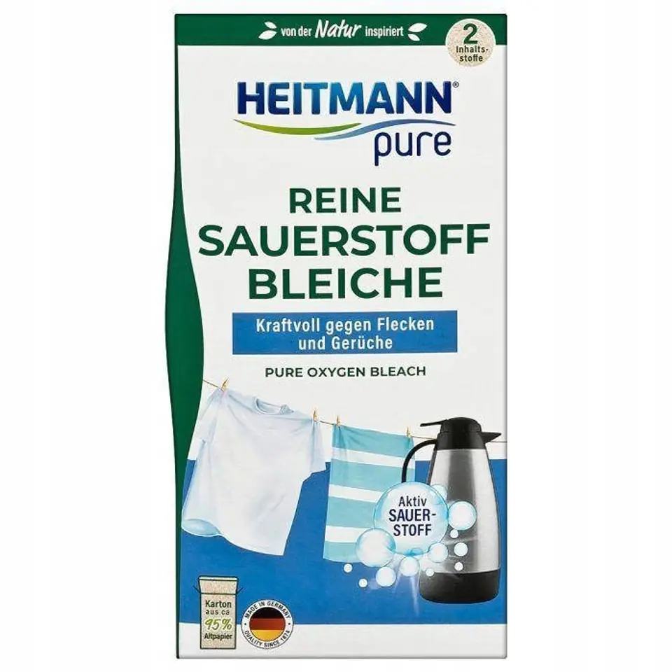 ⁨HEITMANN Pure oxygen bleach 350g⁩ at Wasserman.eu