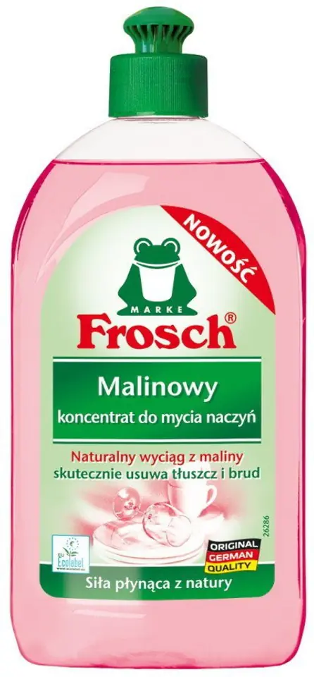 ⁨FROSCH 500ml Raspberry concentrate for washing dishes⁩ at Wasserman.eu