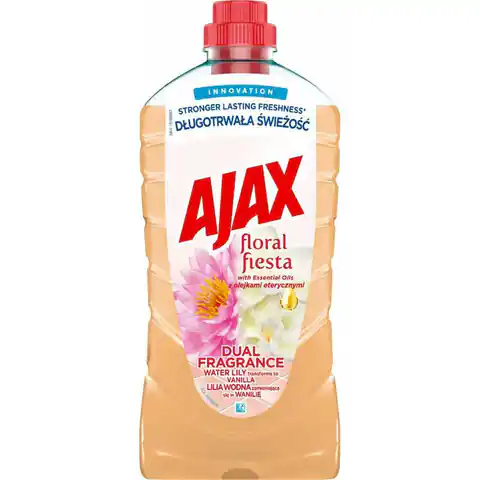 ⁨Ajax Floral Fiesta Seerose + Vanille Liquid 1L⁩ im Wasserman.eu