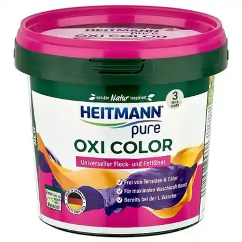 ⁨HEITMANN PURE OXI Stain remover 500g color⁩ at Wasserman.eu