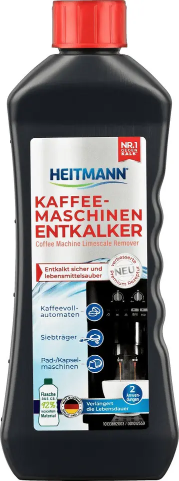 ⁨HEITMANN Descaler for coffee machines 250ml⁩ at Wasserman.eu