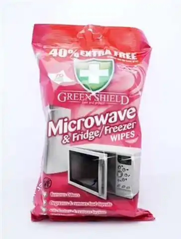 ⁨GREEN Refrigerator & Microwave Wipes 70pcs SHIELD MICRO & FREEZER⁩ at Wasserman.eu