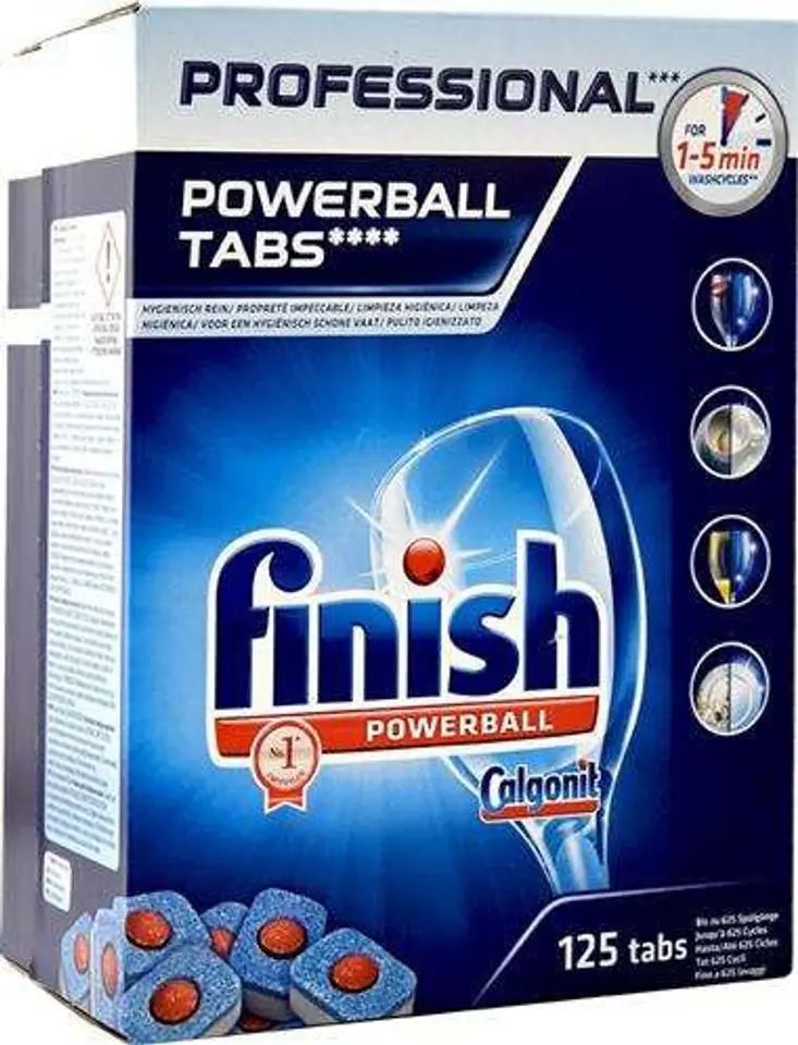 ⁨CALGONIT/FINISH Tablets Professional 125pcs dishwasher⁩ at Wasserman.eu