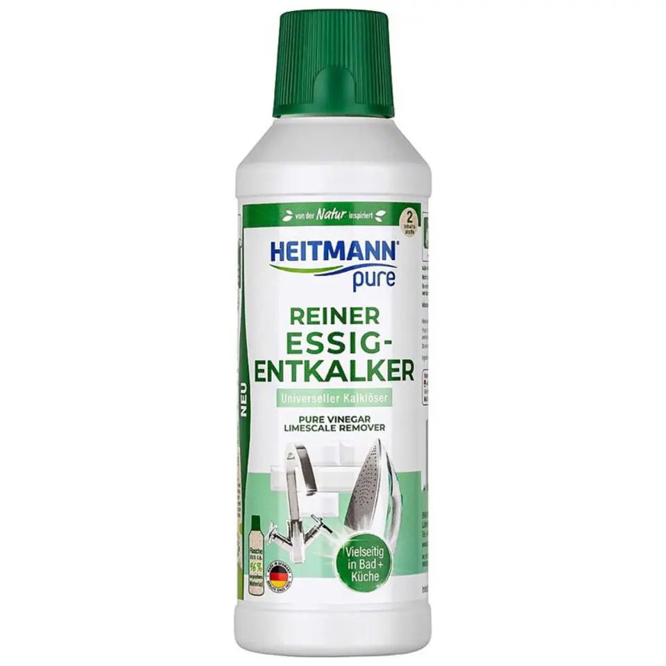 ⁨HEITMANN PURE Pure acetic descaler 500ml⁩ at Wasserman.eu