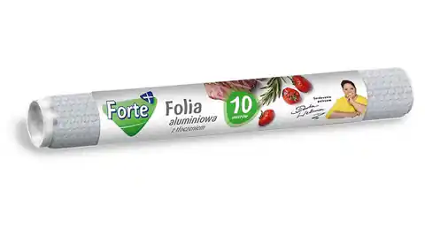 ⁨FORTE Folia aluminiowa 10m z tłoczeniem⁩ w sklepie Wasserman.eu