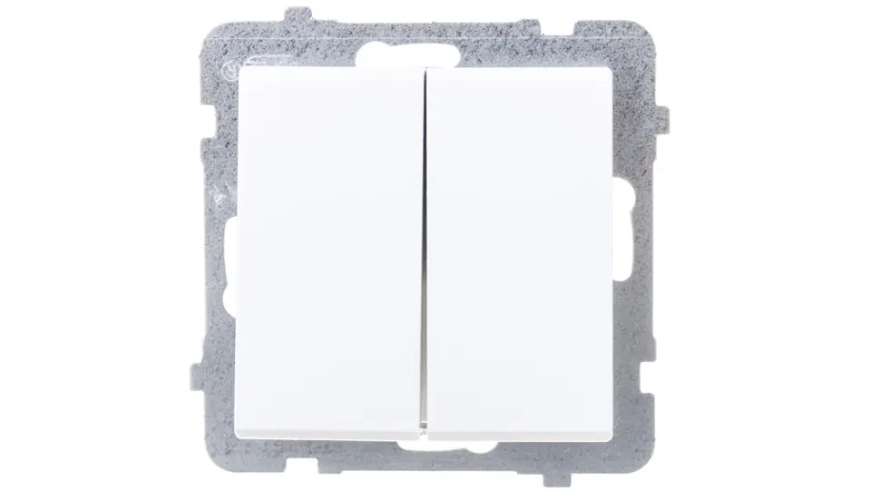 ⁨SONATA Łącznik świecznikowy biały ŁP-2R/m/00⁩ w sklepie Wasserman.eu