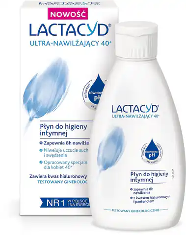 ⁨Lactacyd 40+ Ultra - Nawilżający Płyn do higieny intymnej 200ml⁩ w sklepie Wasserman.eu