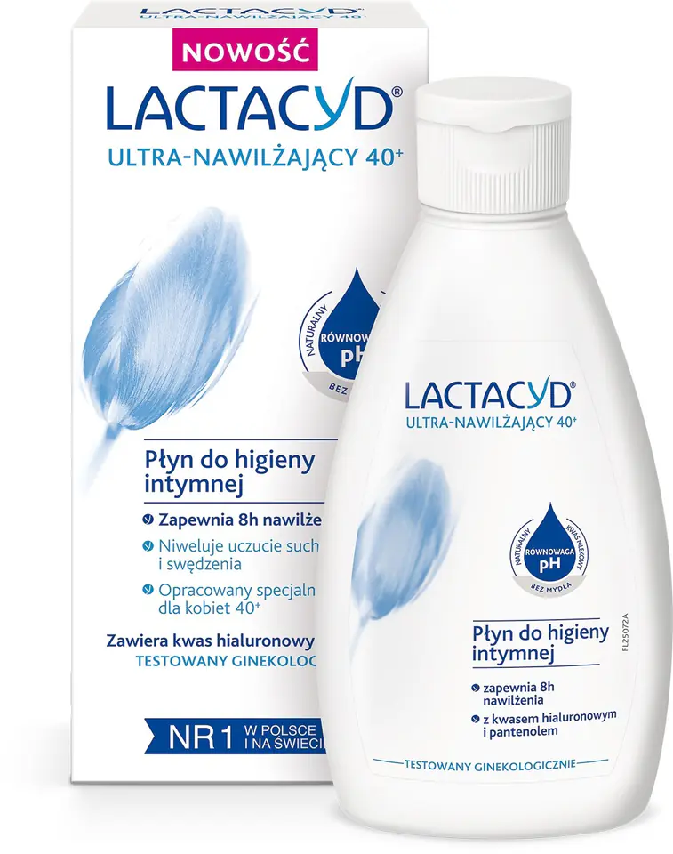 ⁨Lactacyd 40+ Ultra - Nawilżający Płyn do higieny intymnej 200ml⁩ w sklepie Wasserman.eu