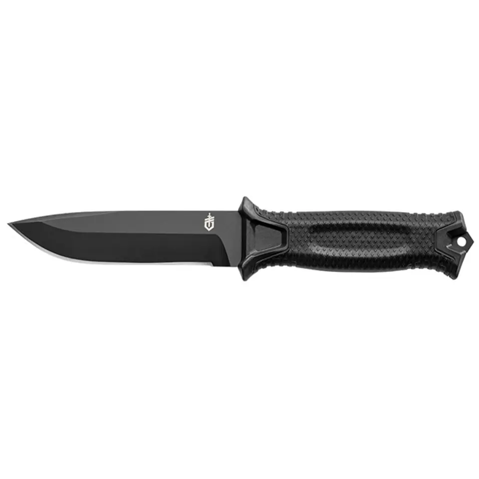 ⁨Nóż survivalowy GERBER Strongarm Fixed Fine Edge Black⁩ w sklepie Wasserman.eu