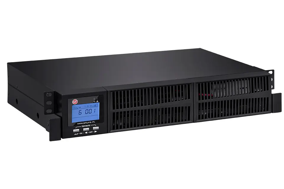 ⁨GT UPS GT UPS POWER S RACK 19" 2U/TOWER; 1000VA/900W; ON-LINE; 8XIEC C13⁩ w sklepie Wasserman.eu