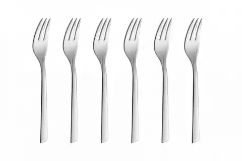 ⁨FLAMES Kpl.6pcs cake forks and in a box 03P⁩ at Wasserman.eu