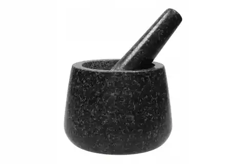 ⁨ZWIEGER Mortar stone 12xh10,5cm 3,6kg +/- 10%⁩ at Wasserman.eu
