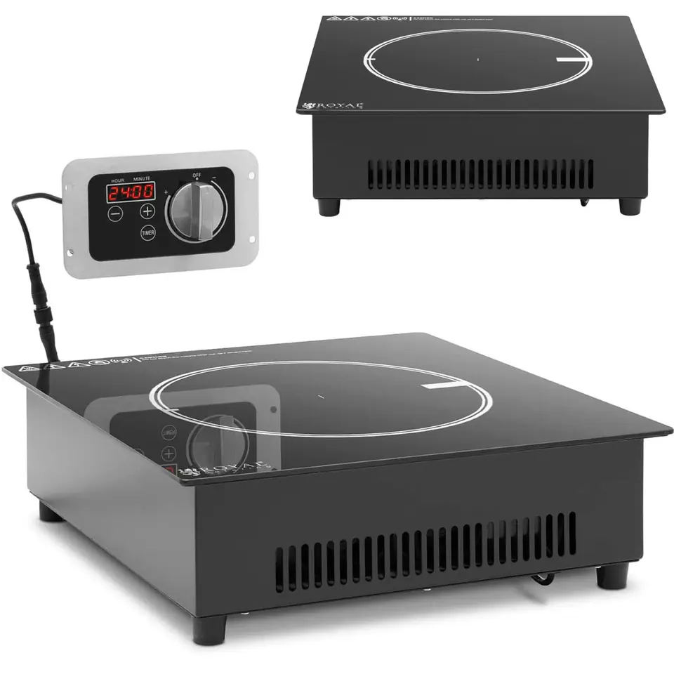 ⁨Kuchenka indukcyjna z 1 polem grzewczym pod zabudowę 3500 W⁩ w sklepie Wasserman.eu