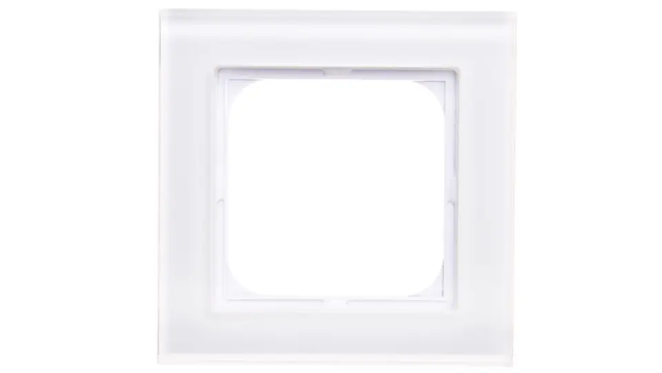 ⁨SONATA Single frame white glass R-1RG/31⁩ at Wasserman.eu