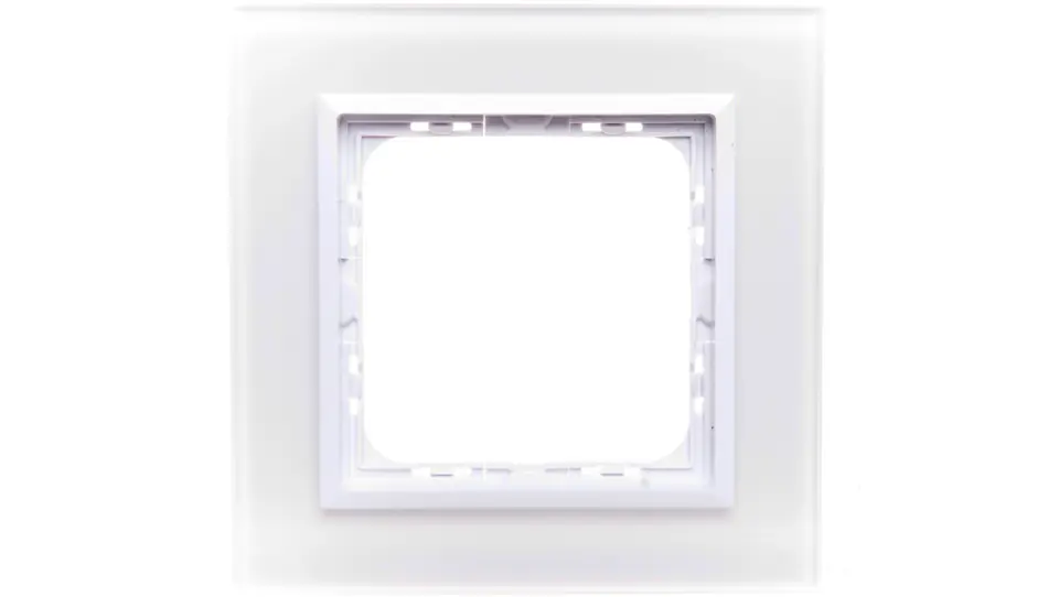 ⁨SONATA Single frame white glass / white R-1RGC/31/00⁩ at Wasserman.eu