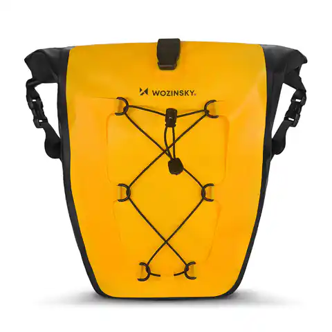 ⁨Wozinsky wodoodporna torba rowerowa sakwa na bagażnik 25l żółty (WBB24YE)⁩ w sklepie Wasserman.eu