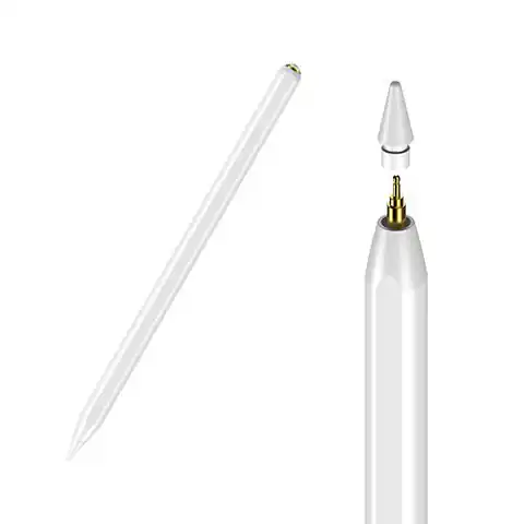 ⁨Choetech pojemnościowy rysik stylus pen do iPad (aktywny) biały (HG04)⁩ w sklepie Wasserman.eu