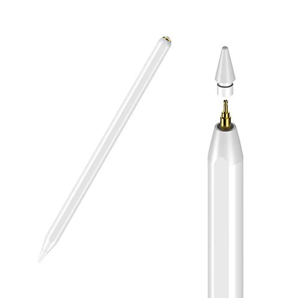 ⁨Choetech pojemnościowy rysik stylus pen do iPad (aktywny) biały (HG04)⁩ w sklepie Wasserman.eu