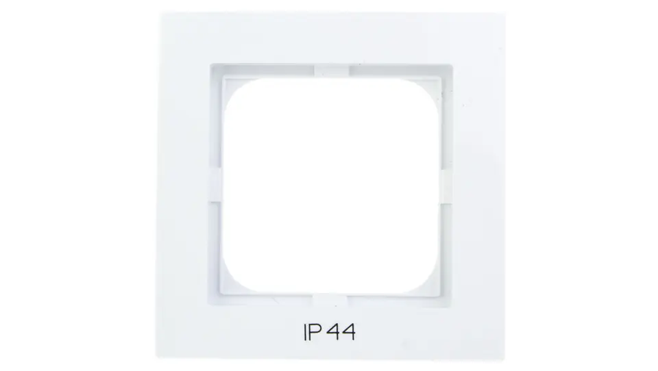 AS Ramka pojedyncza do łączników IP44 biała RH-1G/00 w sklepie Wasserman.eu