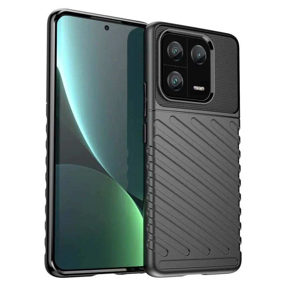 ⁨Etui XIAOMI 13 PRO Nexeri Thunder Case czarne⁩ w sklepie Wasserman.eu