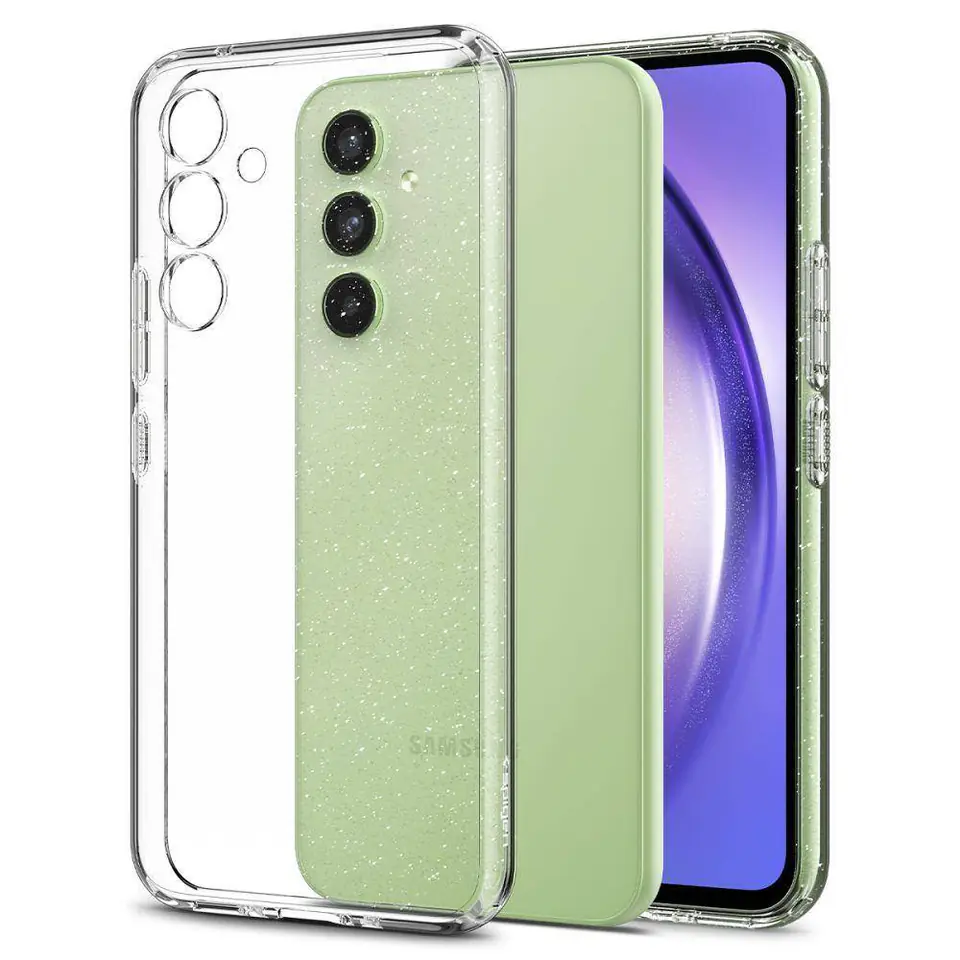 ⁨Etui SAMSUNG GALAXY A54 5G Spigen Liquid Crystal Glitter transparentne⁩ w sklepie Wasserman.eu