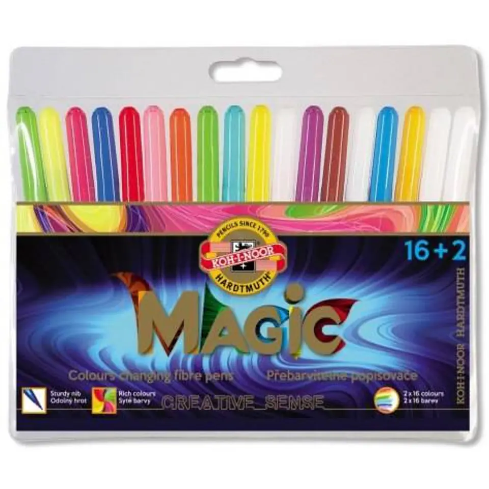 ⁨Flamastry MAGIC 16+2 7716 /12AH KOH-I-NOOR⁩ w sklepie Wasserman.eu