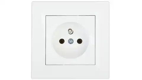 ⁨ASFORA Single socket with / u white EPH2800121⁩ at Wasserman.eu