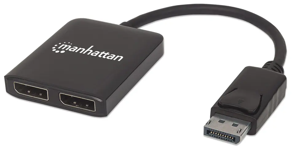 ⁨MANHATTAN ROZDZIELACZ AV SPLITTER DISPLAYPORT 1X2⁩ w sklepie Wasserman.eu