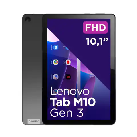⁨Tablet Lenovo Tab M10 (3rd Gen) Unisoc T610 10.1" WUXGA IPS 320nits Touch ARM Mali-G52 4/64GB LTE 5000mAh Android Storm Grey⁩ w sklepie Wasserman.eu