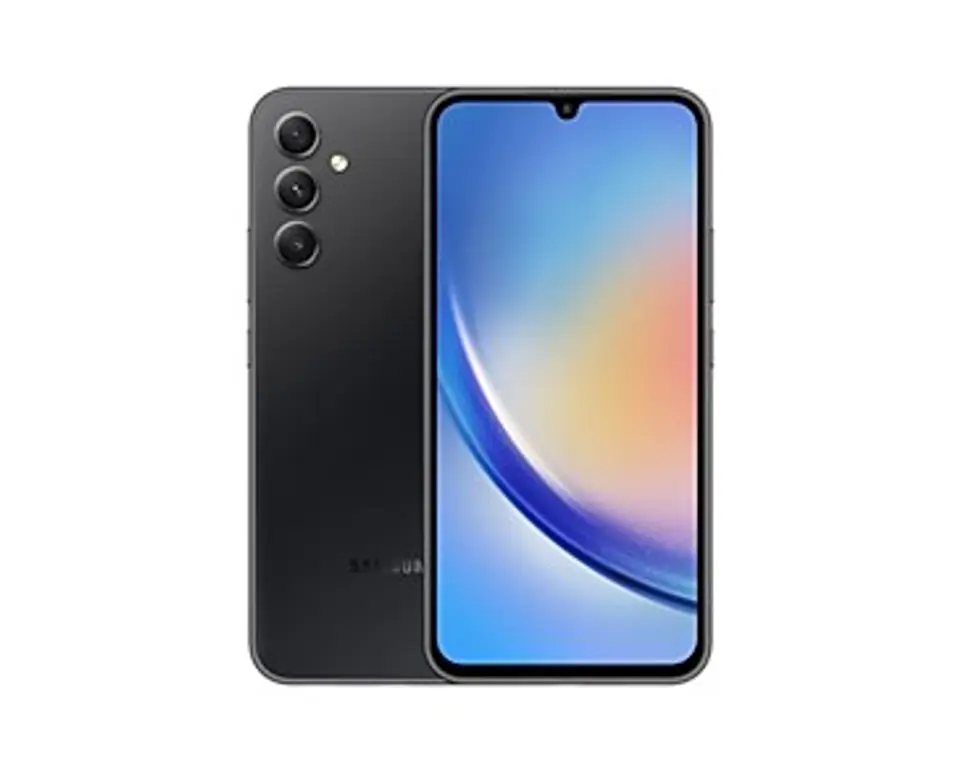 ⁨Samsung Galaxy A34 5G SM-A346B/DSN 16.8 cm (6.6") Hybrid Dual SIM Android 13 USB Type-C 6 GB 128 GB 5000 mAh Graphite⁩ at Wasserman.eu