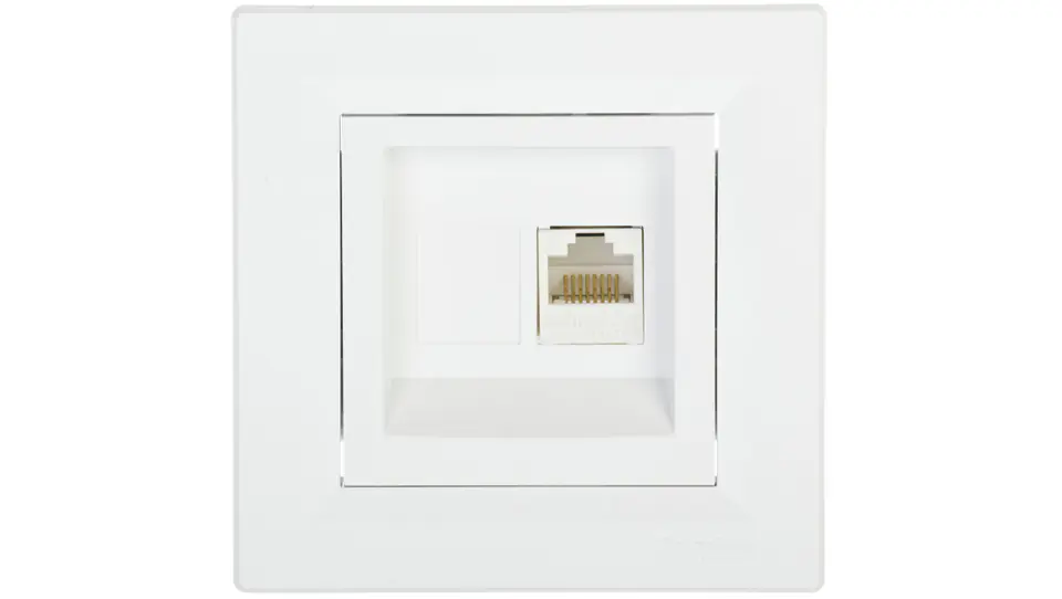 ⁨ASFORA Computer socket RJ45 cat.5e white EPH4300121⁩ at Wasserman.eu