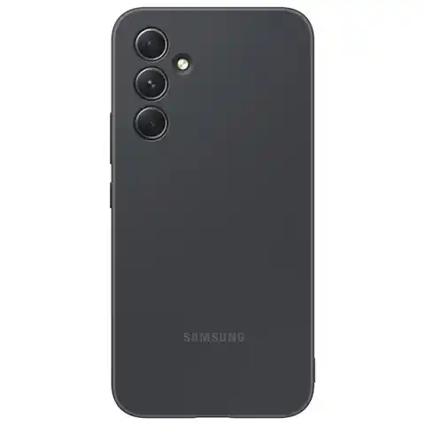 ⁨Etui Samsung EF-PA546TBEGWW A54 5G A546 czarny/black Silicone Cover⁩ w sklepie Wasserman.eu