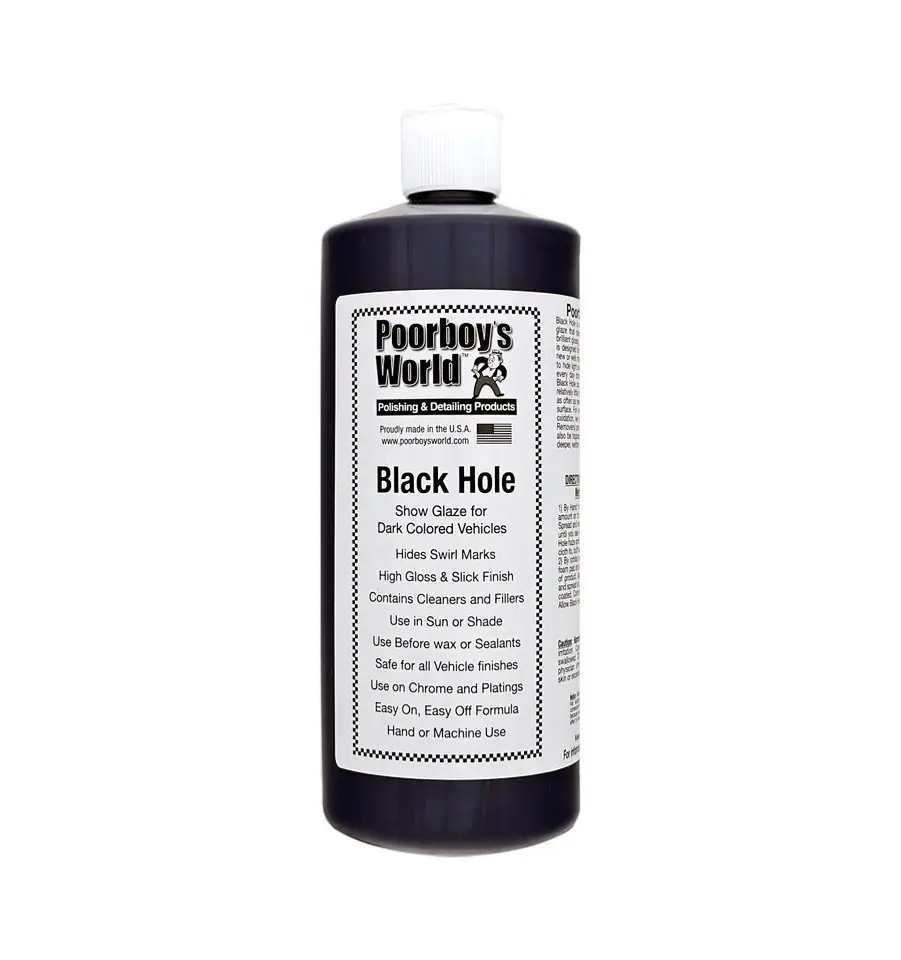 ⁨Poorboy's World Black Hole - politura do ciemnych lakierów 946ml⁩ w sklepie Wasserman.eu