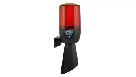 ⁨Wielofunkcyjna lampa czerwona fi 70 z buzerem 12-24V AC/DC, T0-IT070R024Z⁩ w sklepie Wasserman.eu