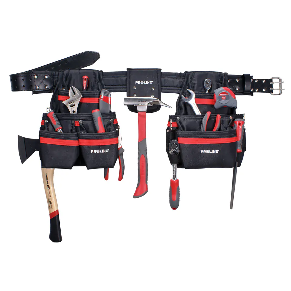 52012 Montagegürtel aus Leder mit Taschen 120 cm, Proline im Wasserman.eu