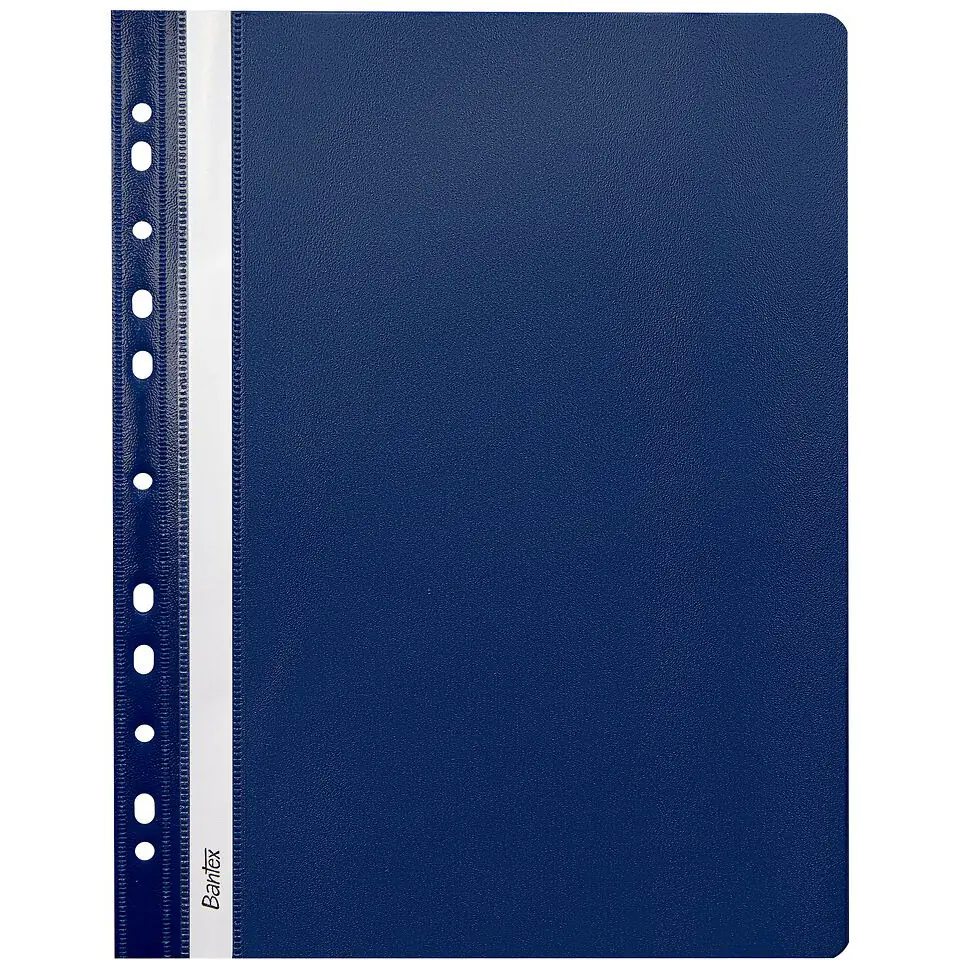 ⁨Skoroszyt wpinany EVO granatowy (25szt.) 400076701 BANTEX BUDGET⁩ w sklepie Wasserman.eu