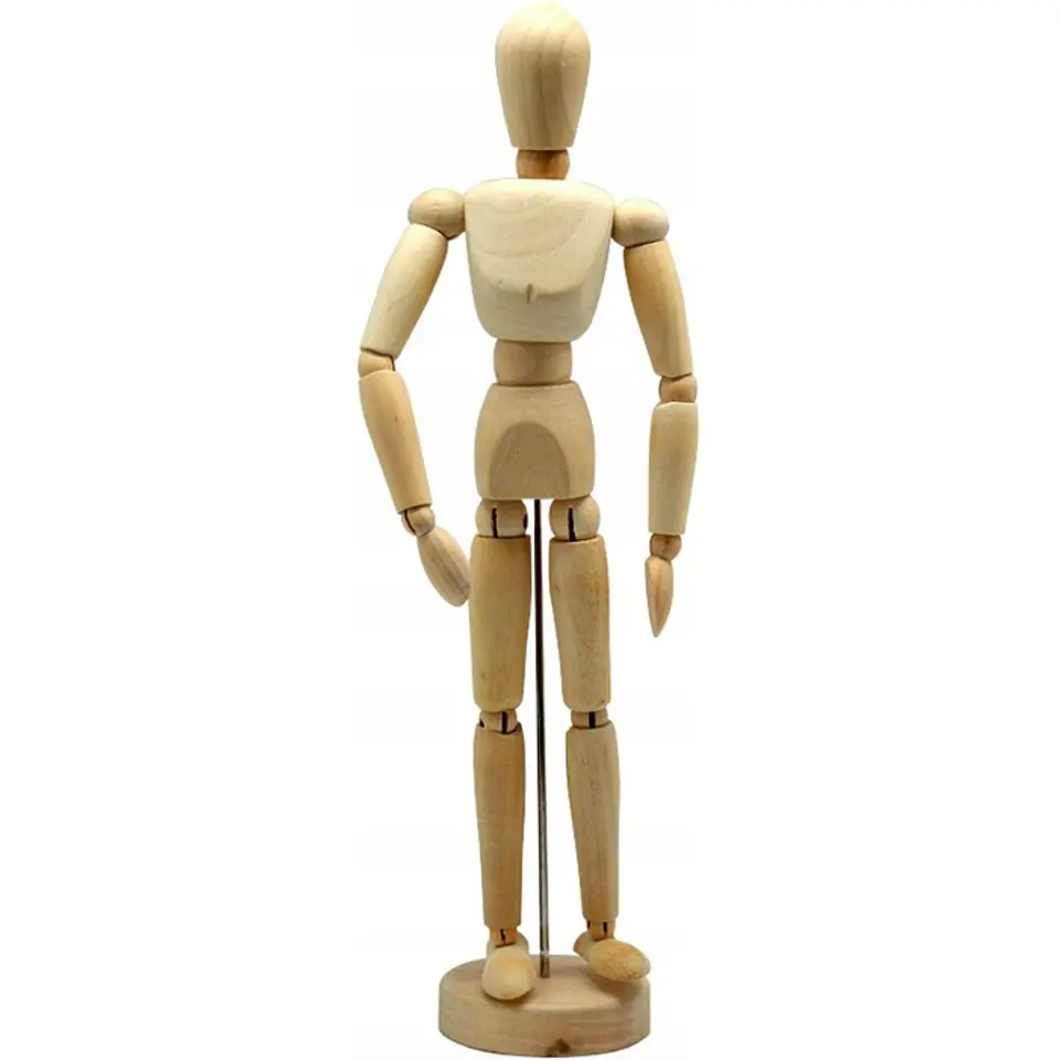 ⁨Manekin drewniany 20cm-model postaci ludzkiej A12201⁩ w sklepie Wasserman.eu
