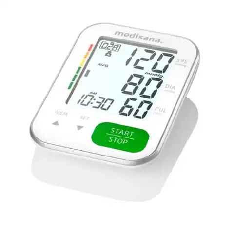 ⁨Medisana BU 565 upper arm blood pressure monitor (white)⁩ at Wasserman.eu