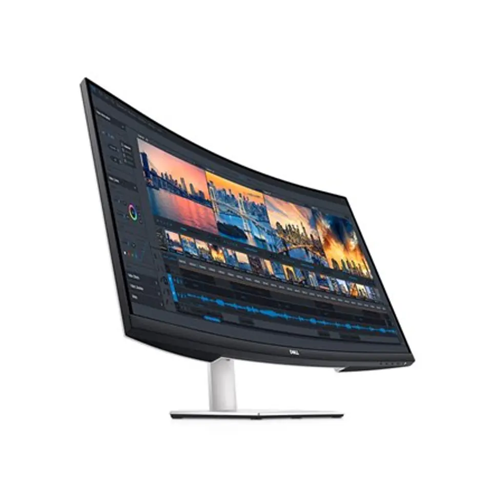 ⁨Zakrzywiony monitor Dell S3221QSA 32", VA, UHD, 3840 x 2160, 16:9, 4 ms, 300 cd/m², biały, 60 Hz, liczba portów HDMI 2⁩ w sklepie Wasserman.eu