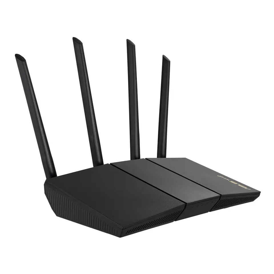 ⁨Asus RT-AX57 Wireless AX3000 Dual Band WiFi 6, PORTY ETHERNET LAN (RJ-45) 5, Router Antena zewnętrzna x 4, 802.11 a/b/g/n/ac/ax⁩ w sklepie Wasserman.eu