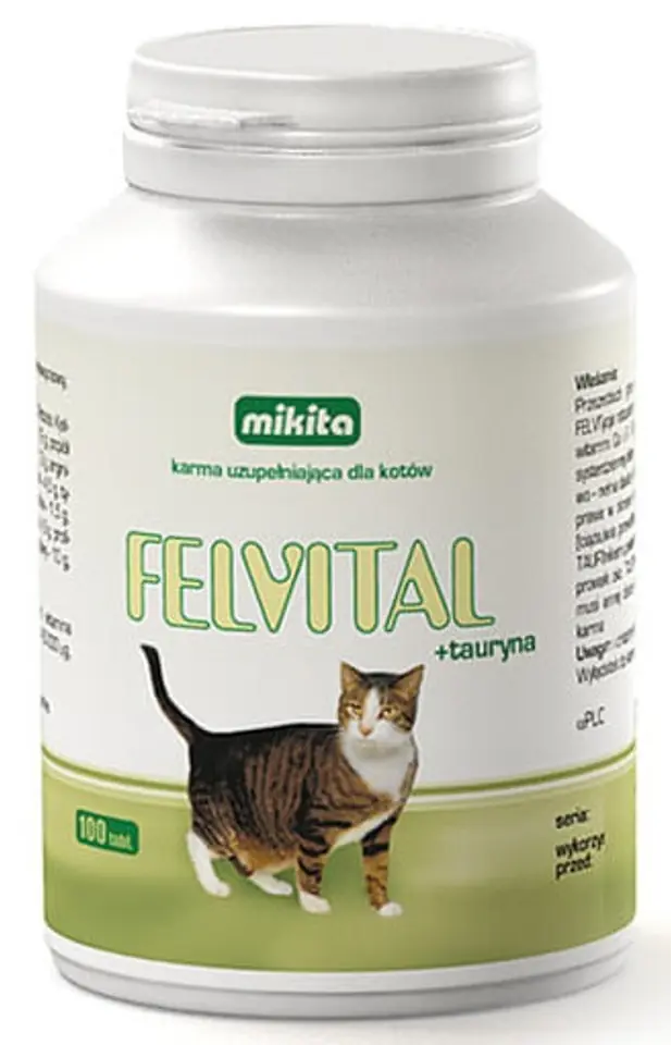 ⁨Mikita Felvital + Taurine 100 tablets⁩ at Wasserman.eu