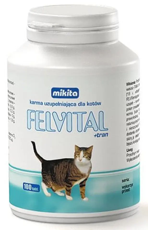 ⁨Mikita Felvital + Tran 100 tabletek⁩ w sklepie Wasserman.eu