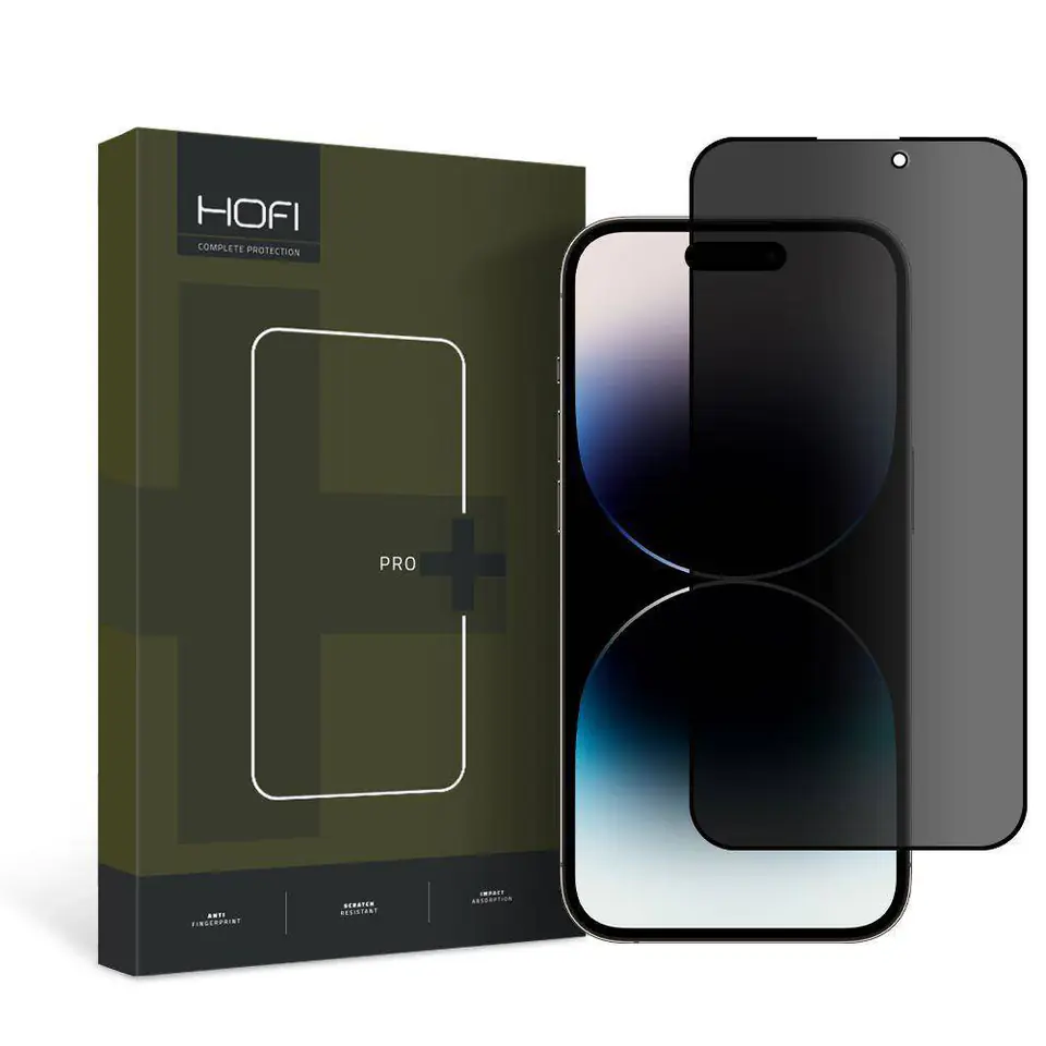 ⁨Szkło Hartowane IPHONE 14 PRO MAX Hofi Anti Spy Glass Pro+ Privacy⁩ w sklepie Wasserman.eu