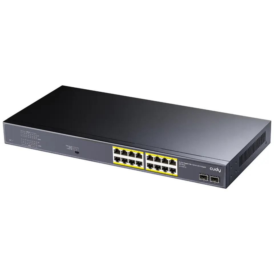 ⁨Cudy GS1020PS2 network switch Gigabit Ethernet (10/100/1000) Power over Ethernet (PoE) Black⁩ at Wasserman.eu