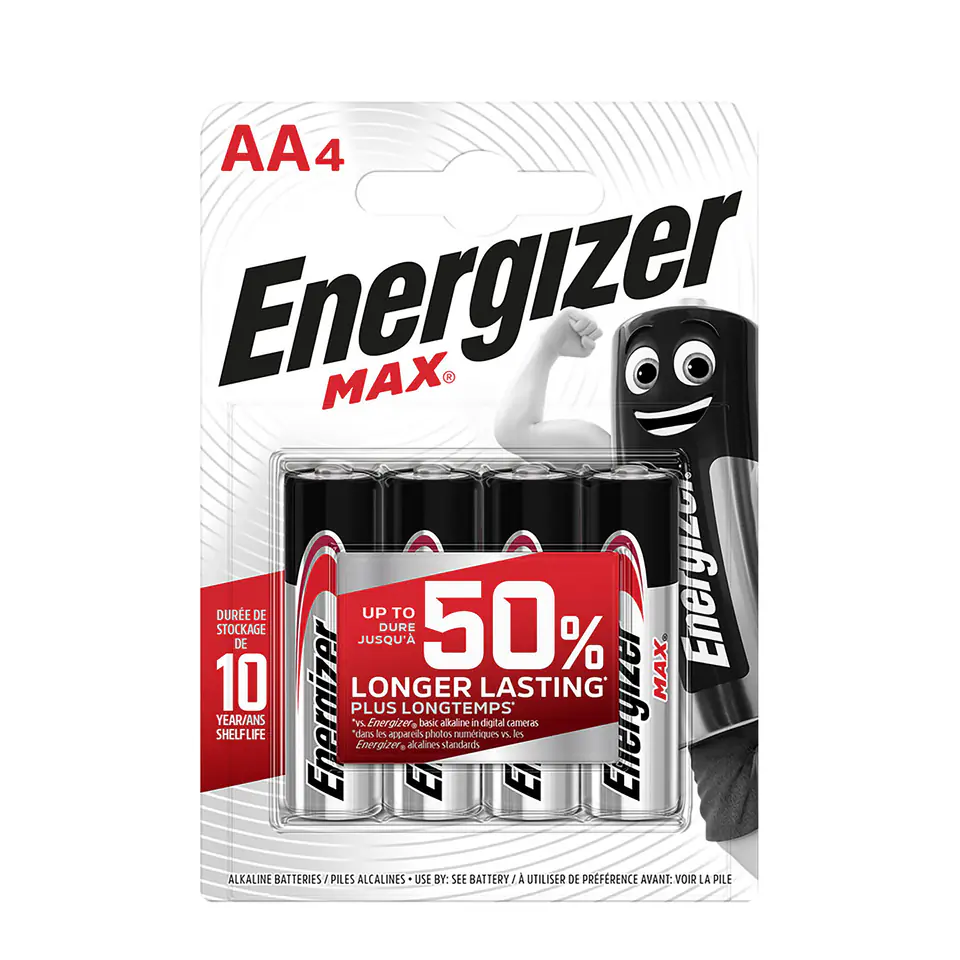 ⁨BATERIE ENERGIZER MAX AA LR6, 4 szt.⁩ w sklepie Wasserman.eu