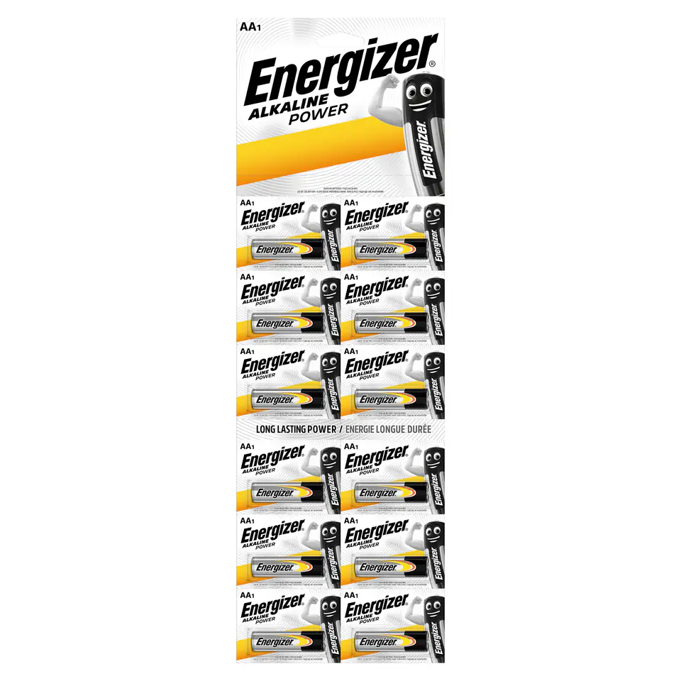 ⁨ENERGIZER ALKALINE POWER AA LR6 BATTERIES 12 PCS⁩ at Wasserman.eu